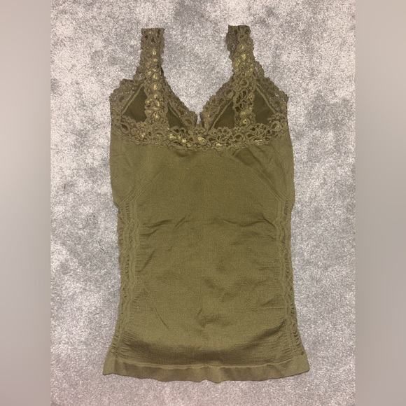Women’s Forecast Olive Green Tank Top - Picture 4 of 5